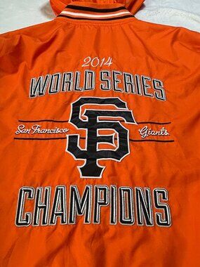 San Francisco Giants 2014 World Series Champions Hooded Windbreaker by JHDesigns